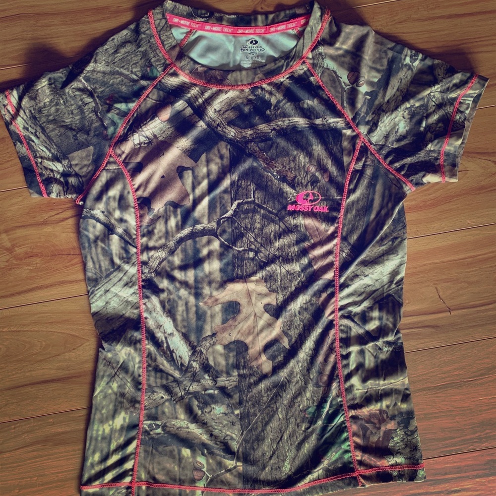 Mossy oak dri-more tech shirt